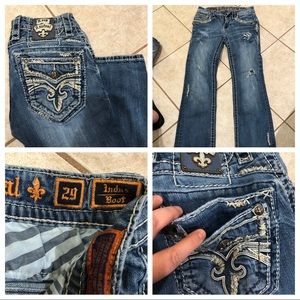 Mens Rock Revival Jeans